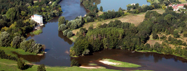 Le Cher à Chabris Le Moulin